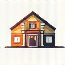 Icon representing hotel and accommodation booking